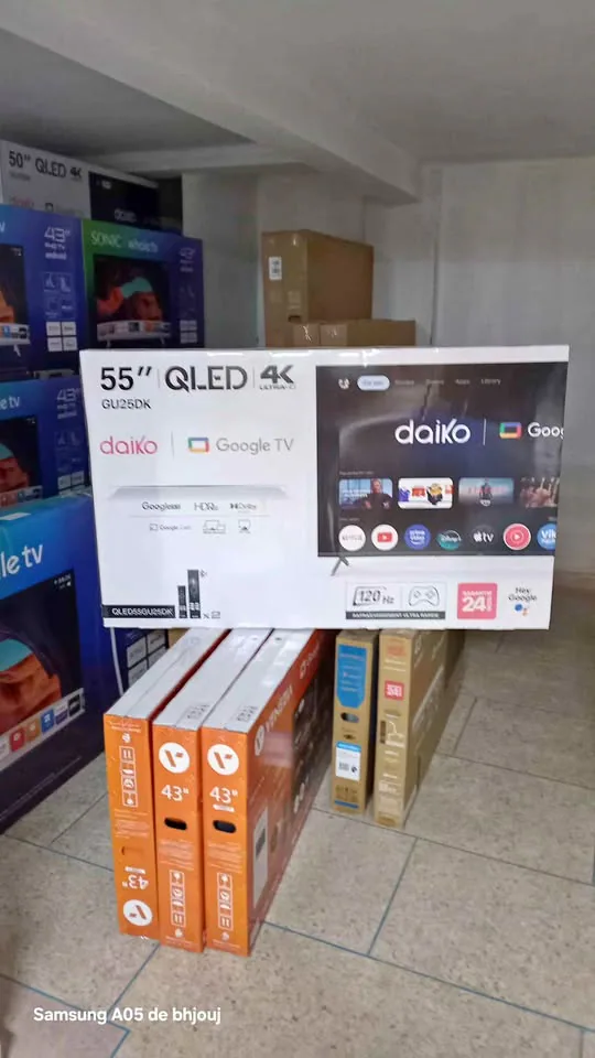 تلفزيون دايكو QLED مقاس 55 بوصة | توصيل مجاني | ضمان لمدة سنتين