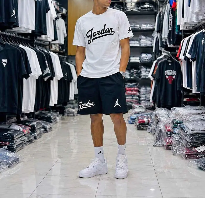 طقم رجالي صيفي أنيق 👕 – قطن خفيف ومريح